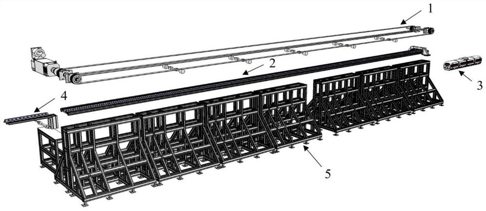 Servo motor driving type driving system model train acceleration device