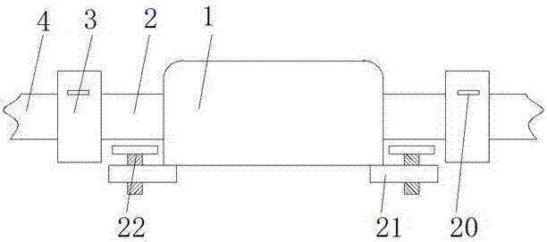 Water pump convenient for pipe installation