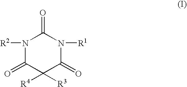 Non-sedating barbituric acid derivatives