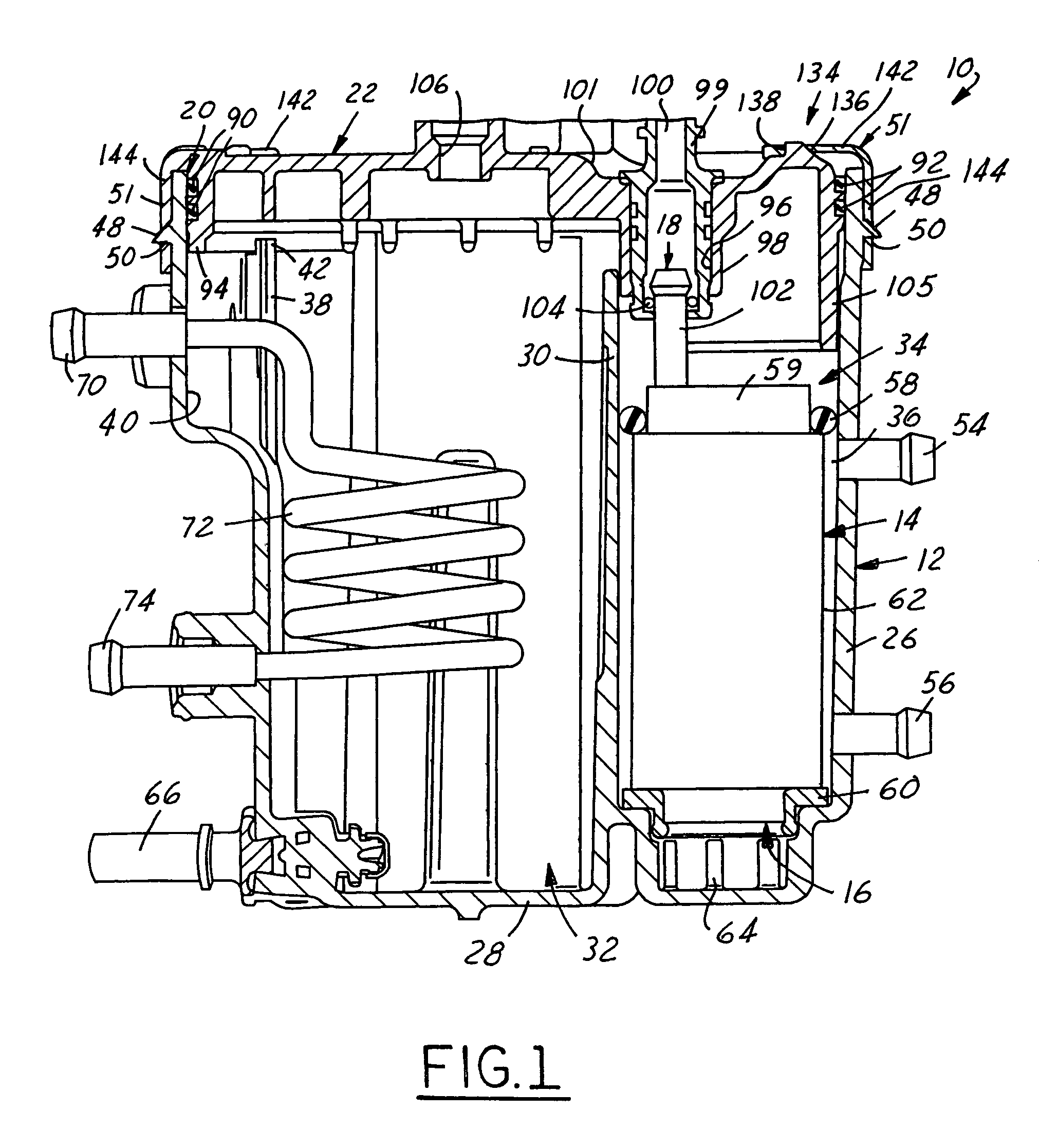 Fuel vapor separator