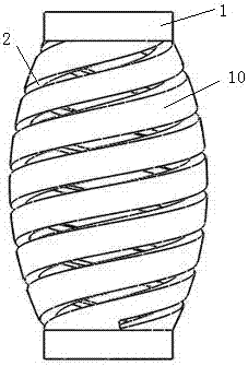 Energy-gathered binding type nidification leaking stoppage wall reinforcing device and application thereof in karst cave leaking stoppage