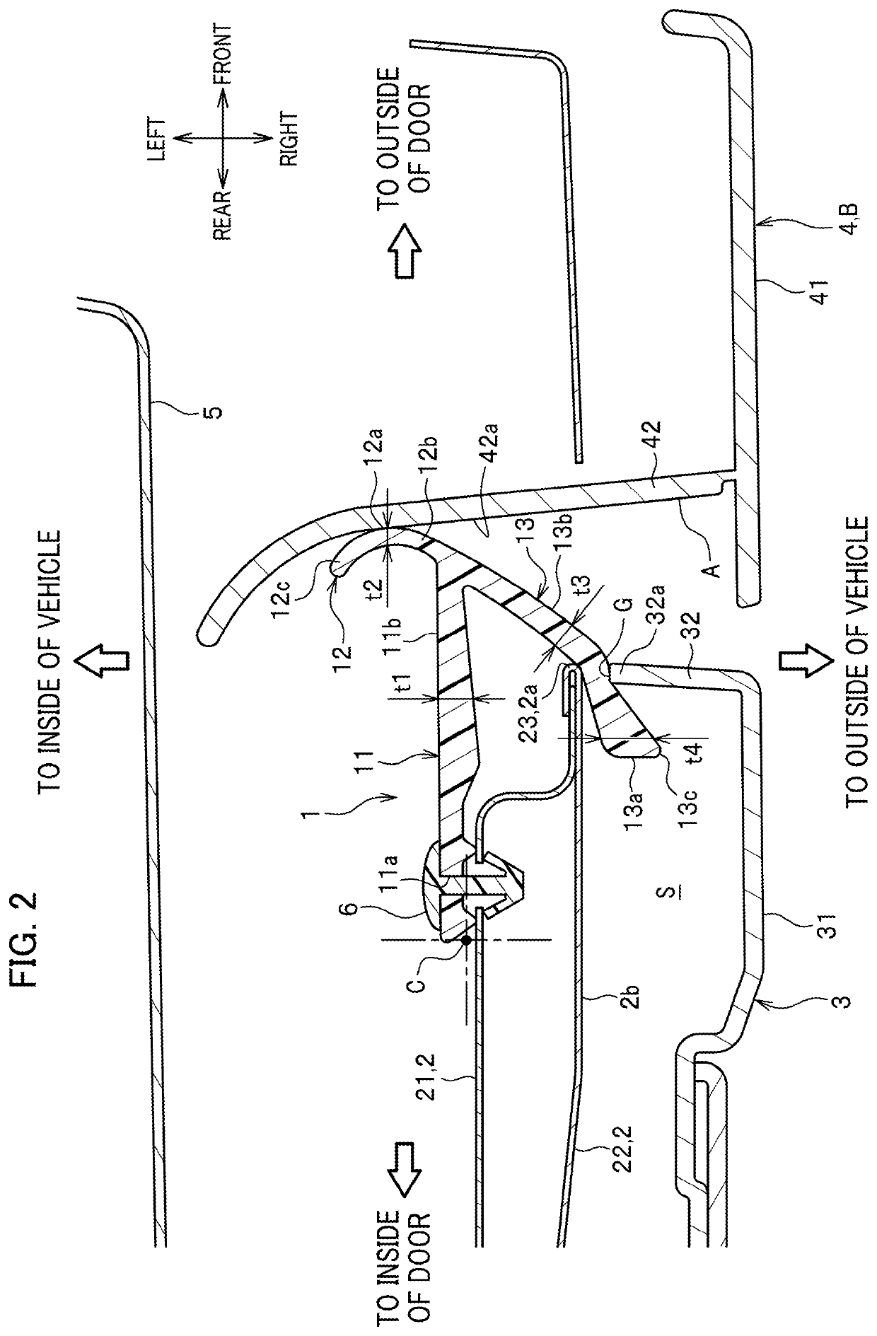 Door structure