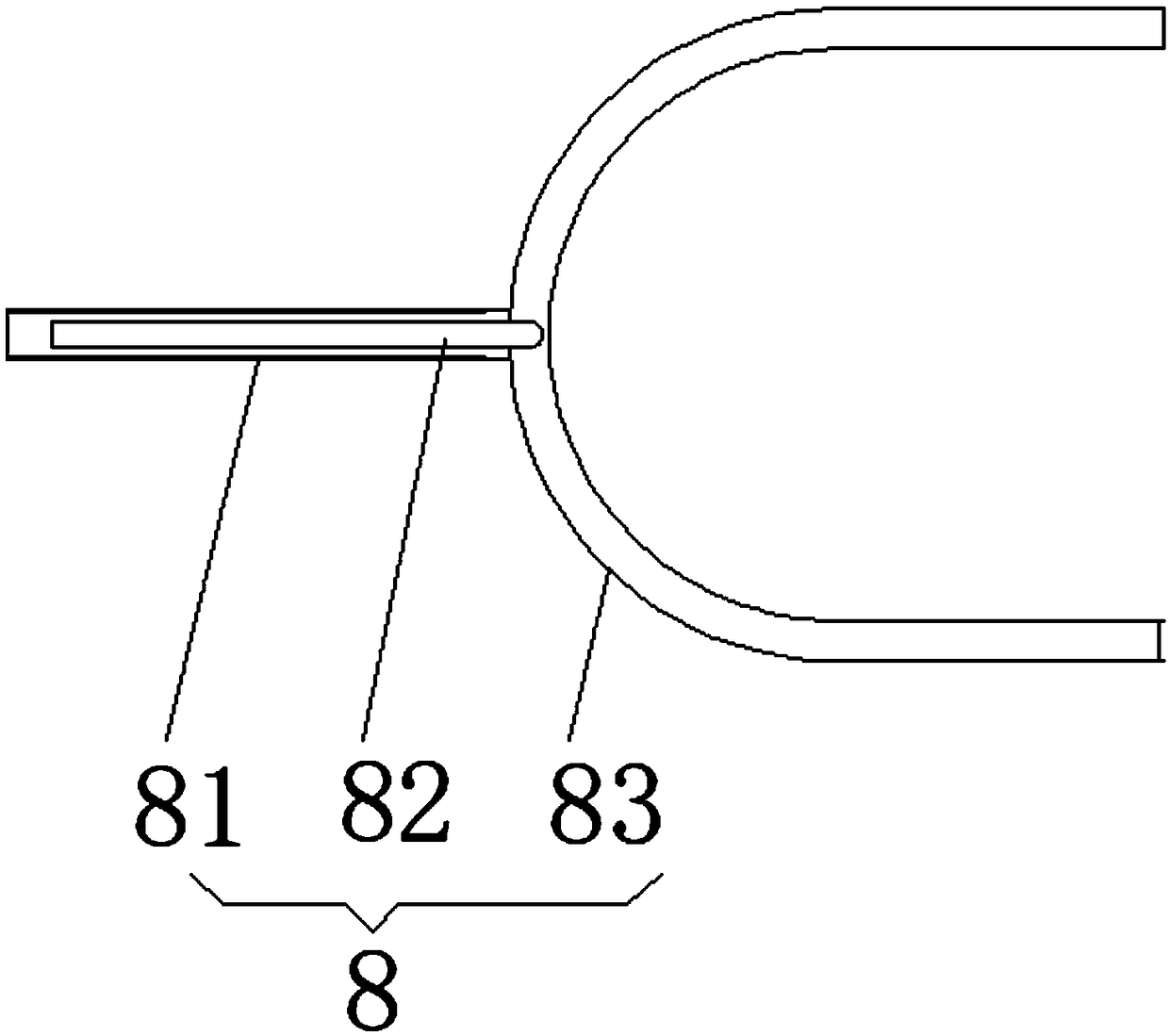 Food filling sealing device with steam sterilization function