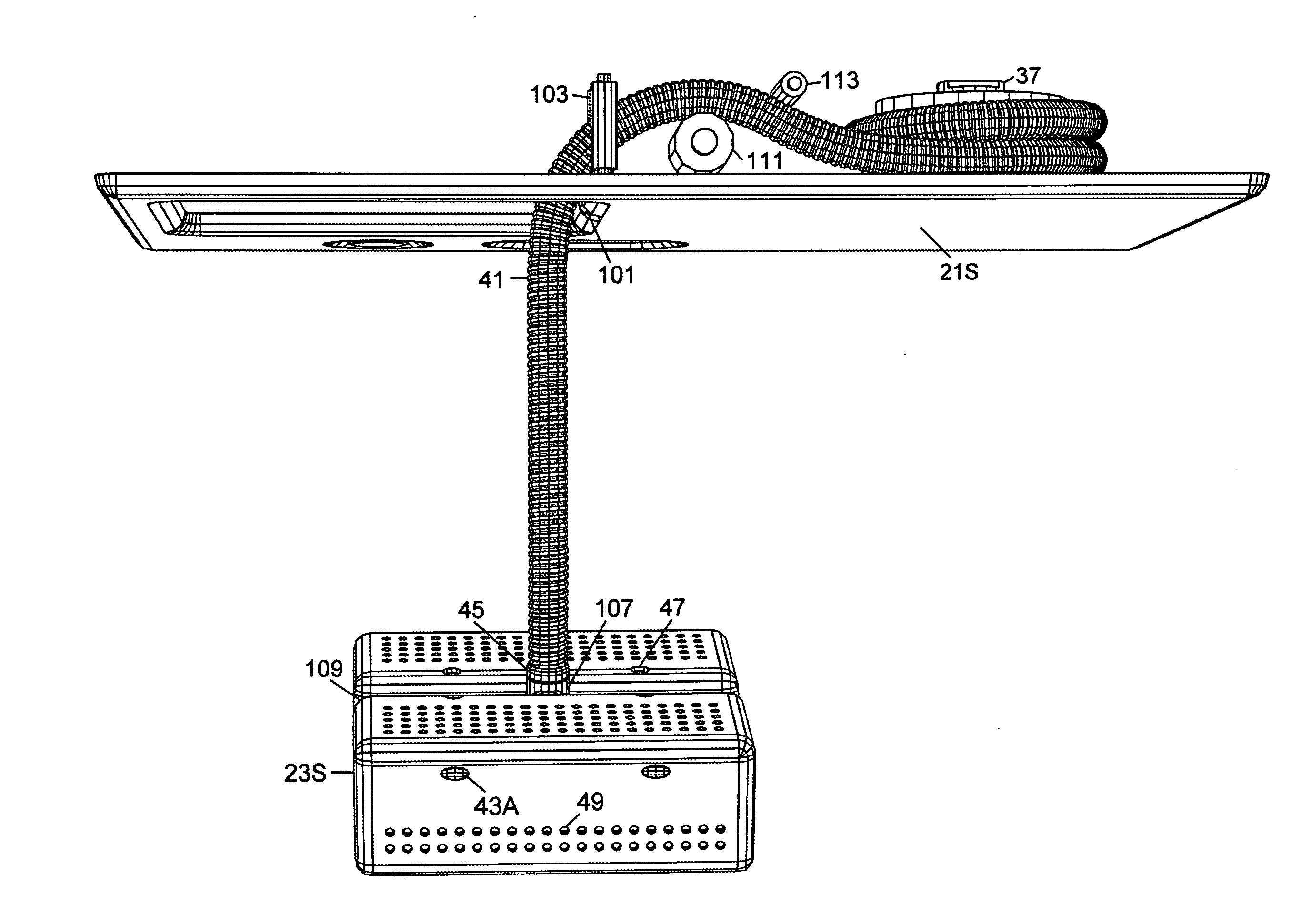 Pull-down Self-supportive Lighting mounted on hand-reachable ceilings