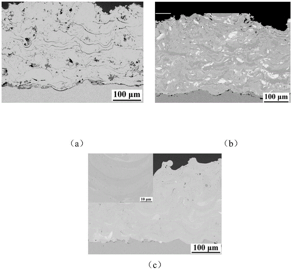 Metal coating with high bonding strength and high cohesion strength, as well as thermal spraying method and application of metal coating