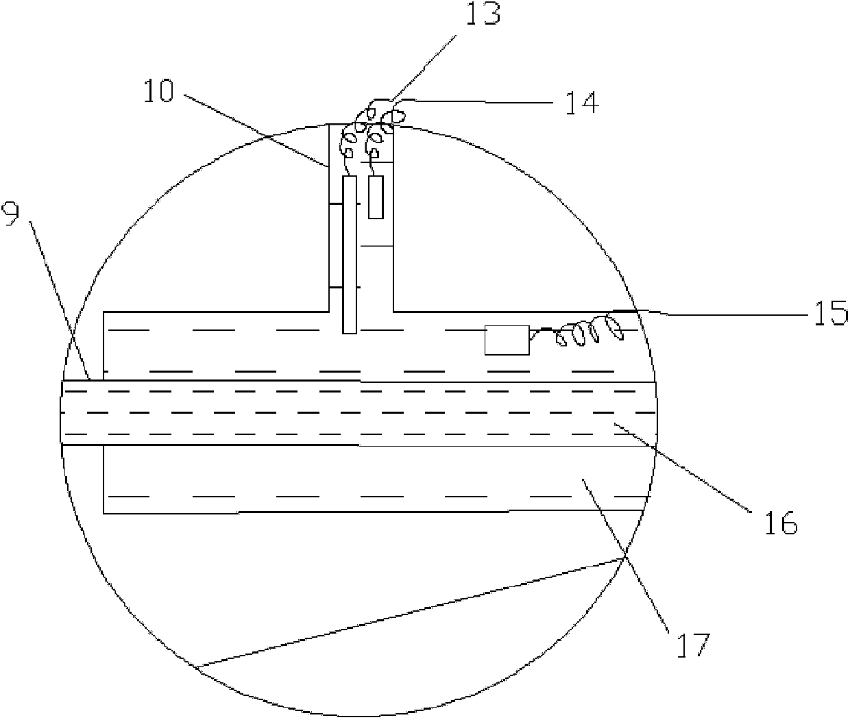 Salt dissolving type temperature regulating device and method for applying same