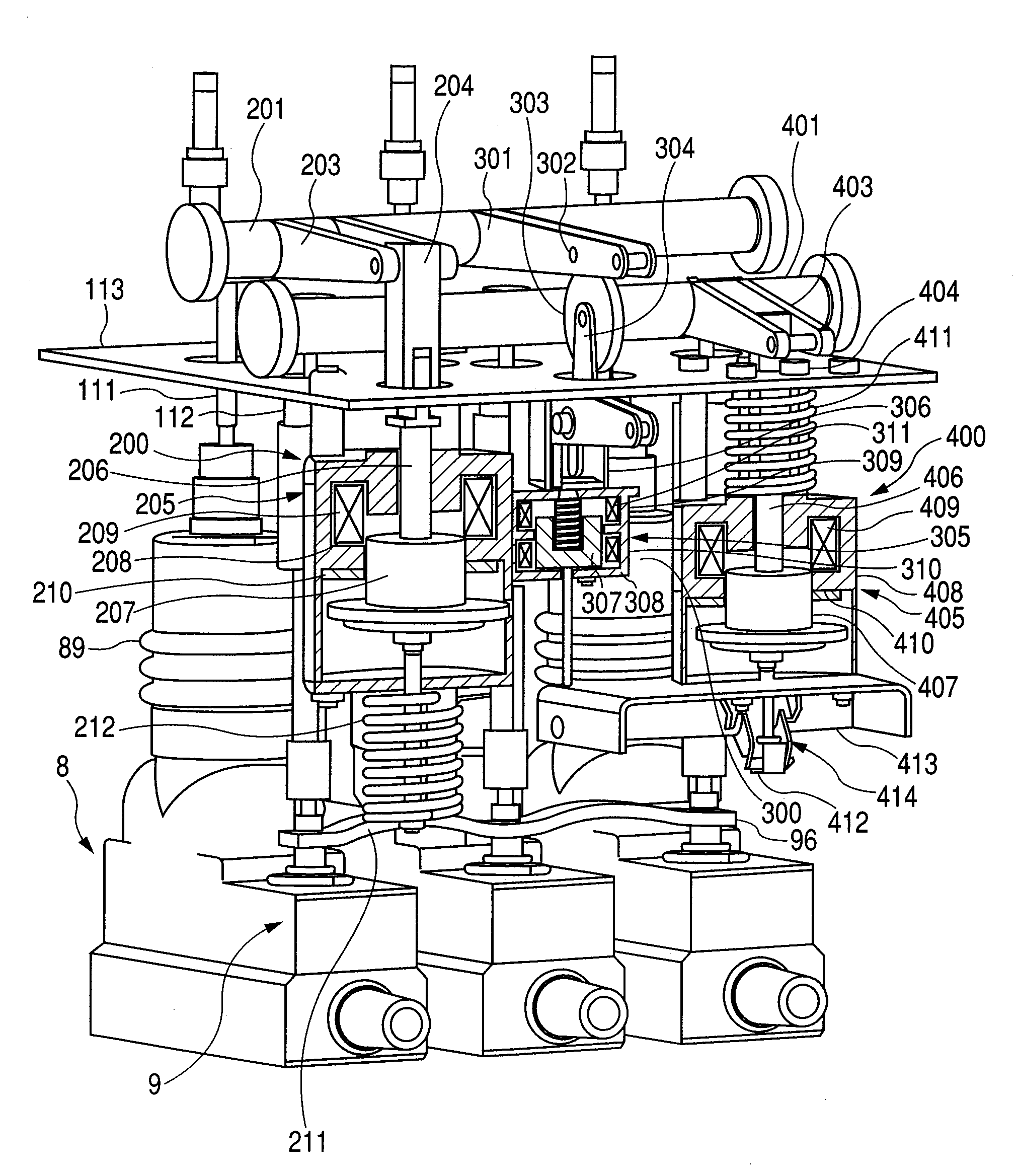 Vacuum insulated switchgear