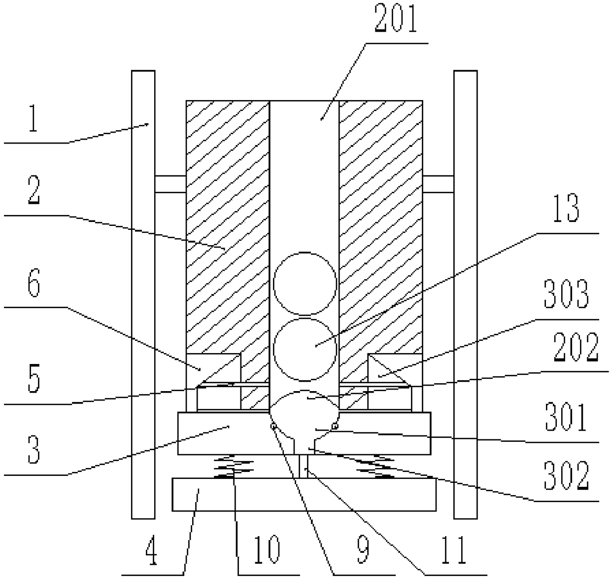 Round pipe grinding method