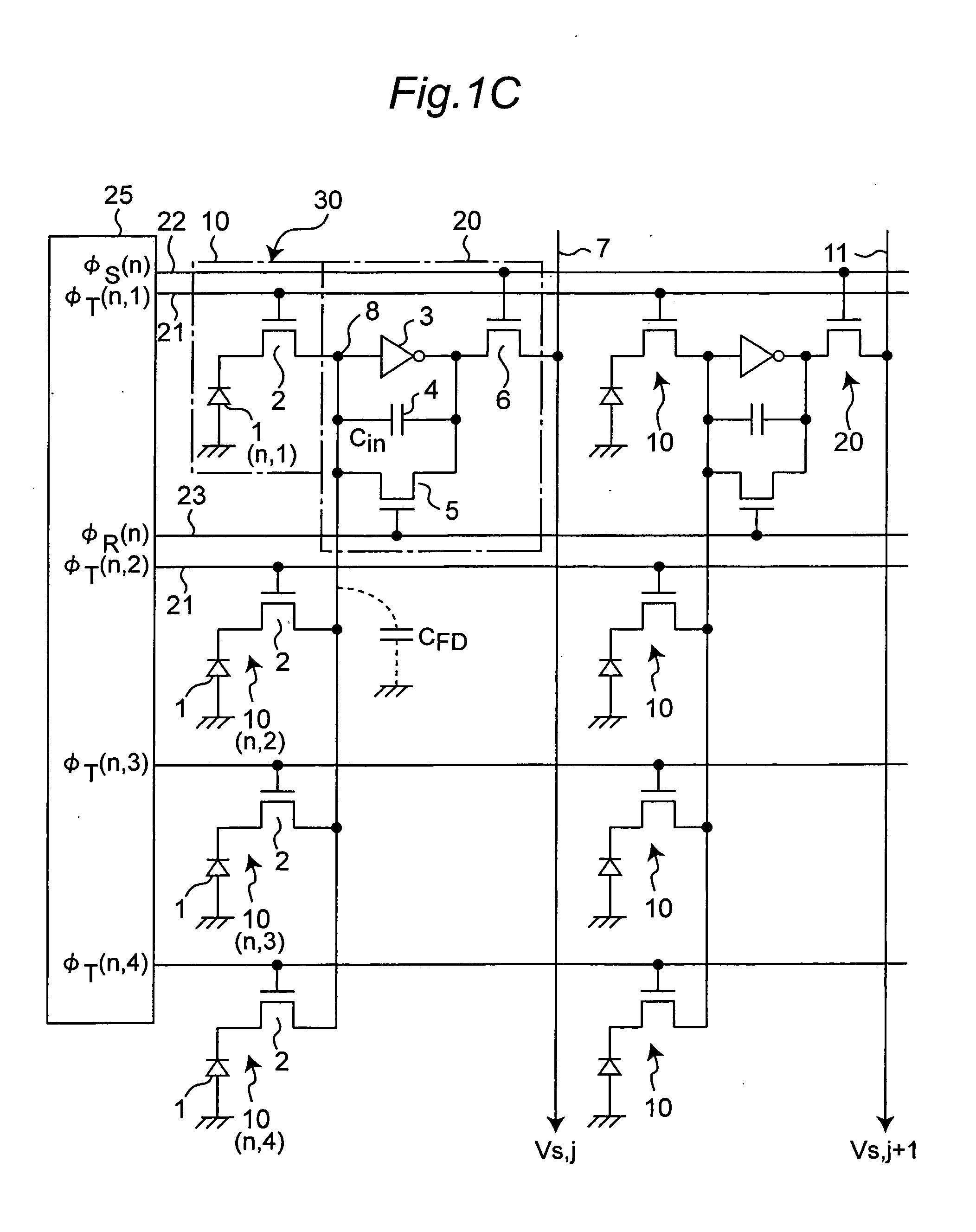 Amplifying solid-state image pickup device