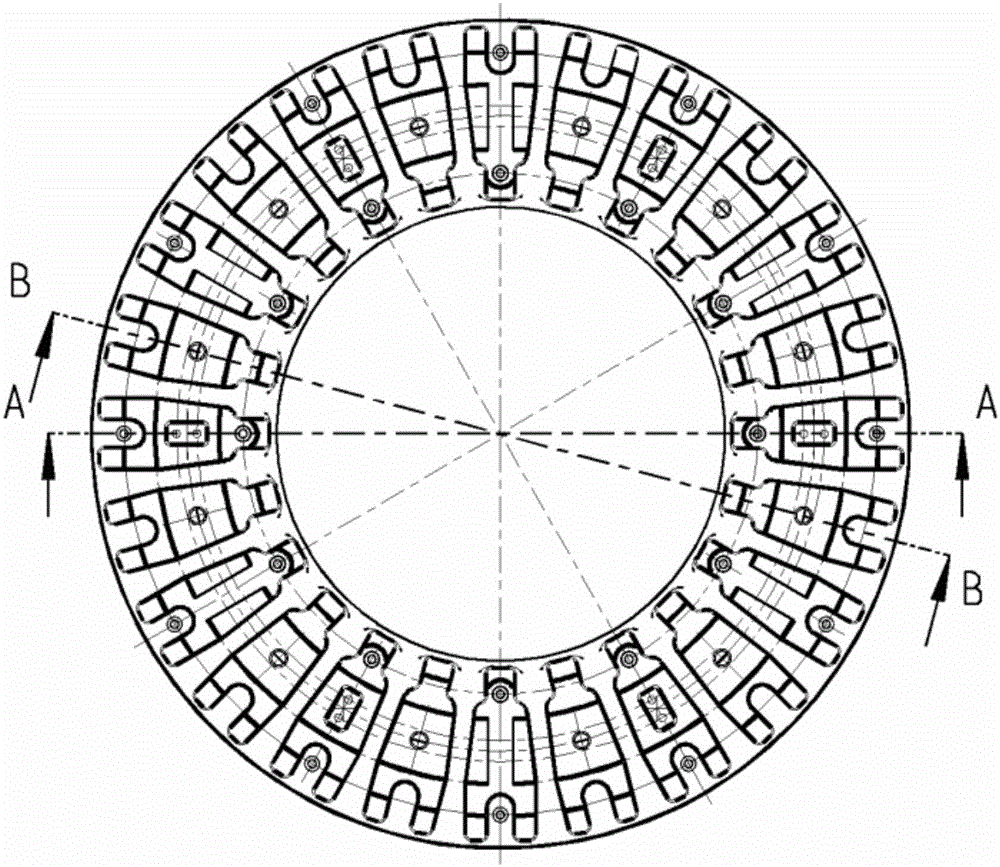 Lightweight brake wheel disk for high speed train