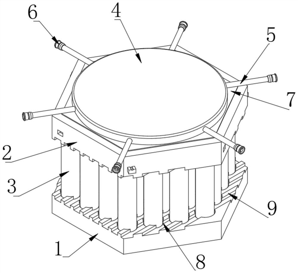 High-temperature-resistant sodium ion cylindrical battery