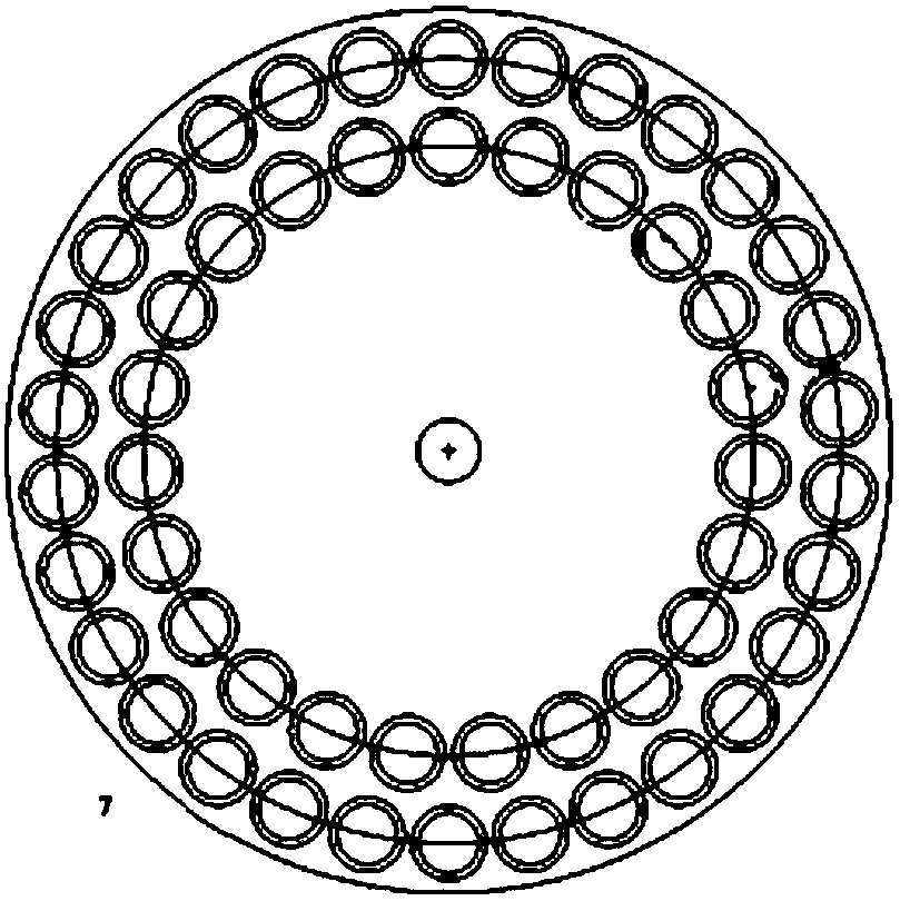 Automatic cleaning device for glass sample bottles