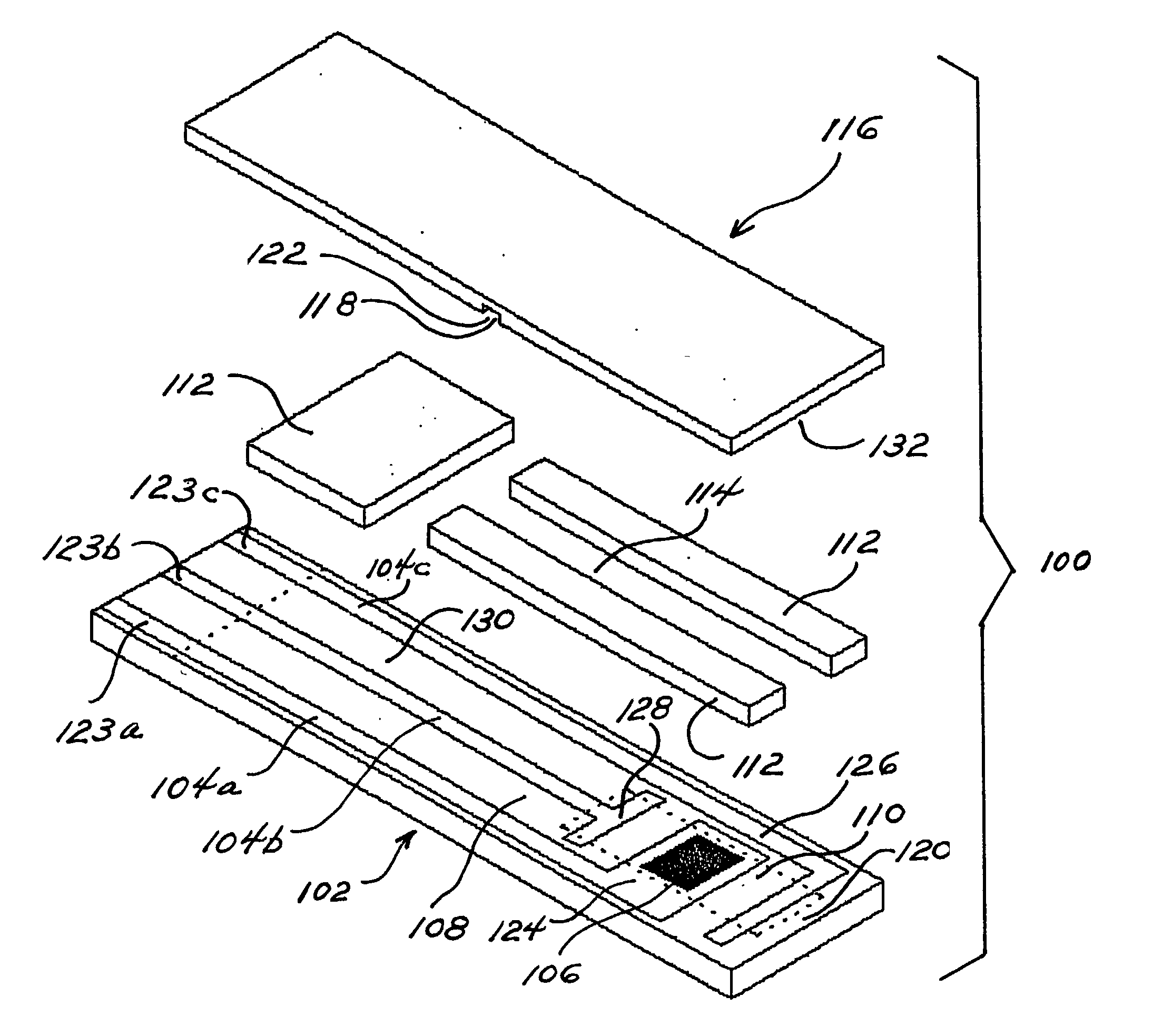 Device having a flow channel