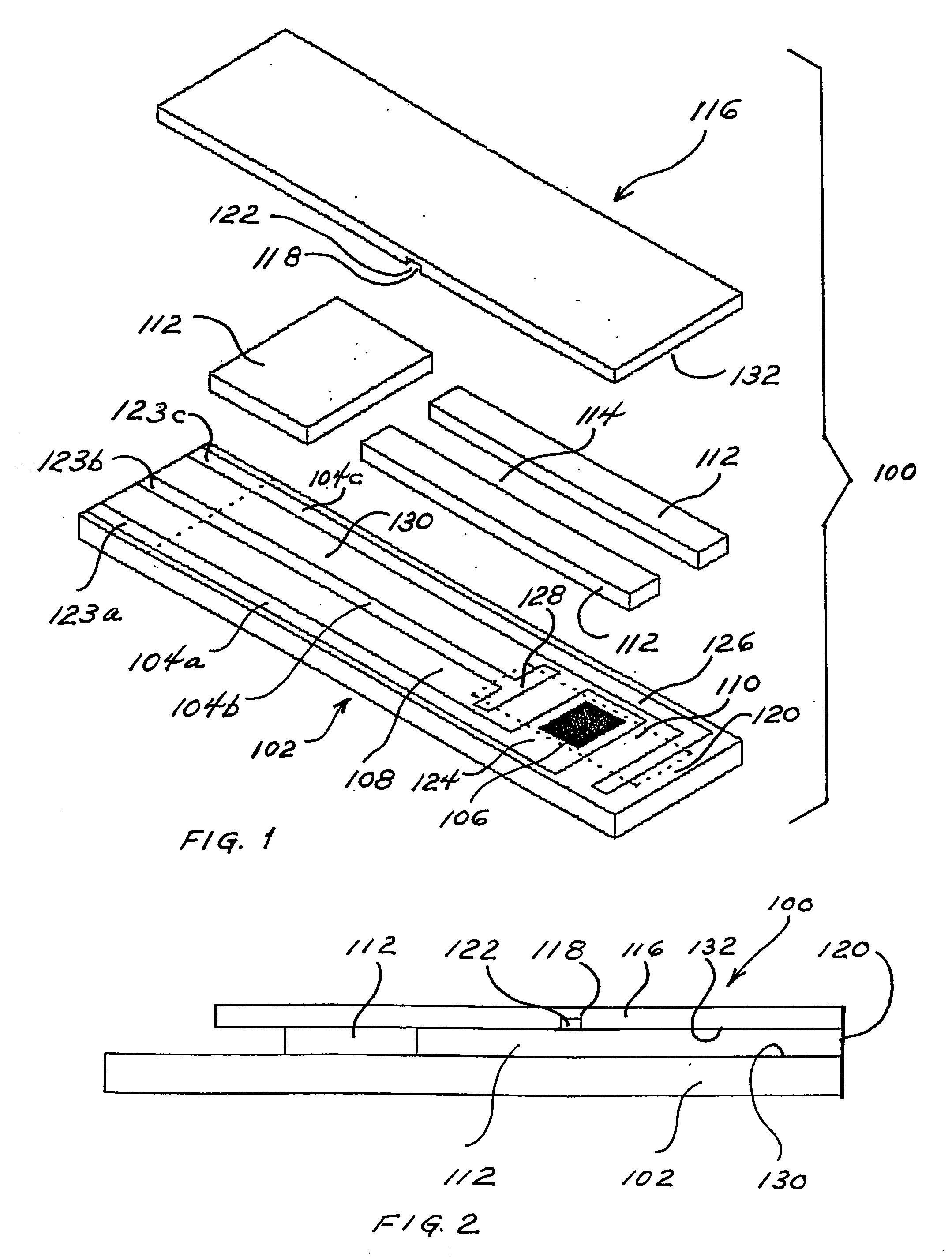 Device having a flow channel