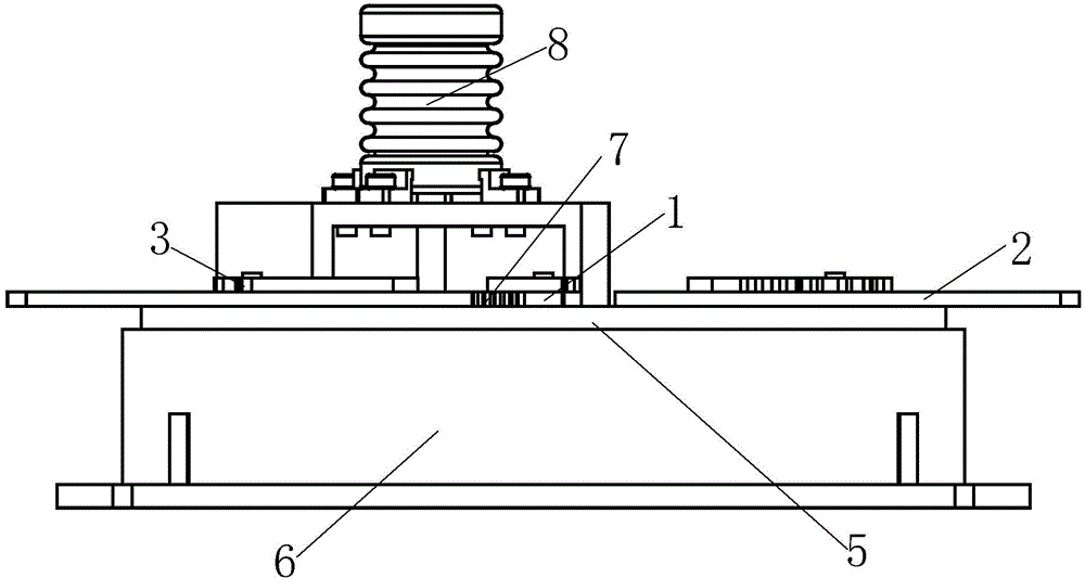 Furnace door opening-closing device for flat-opening type quenching furnace