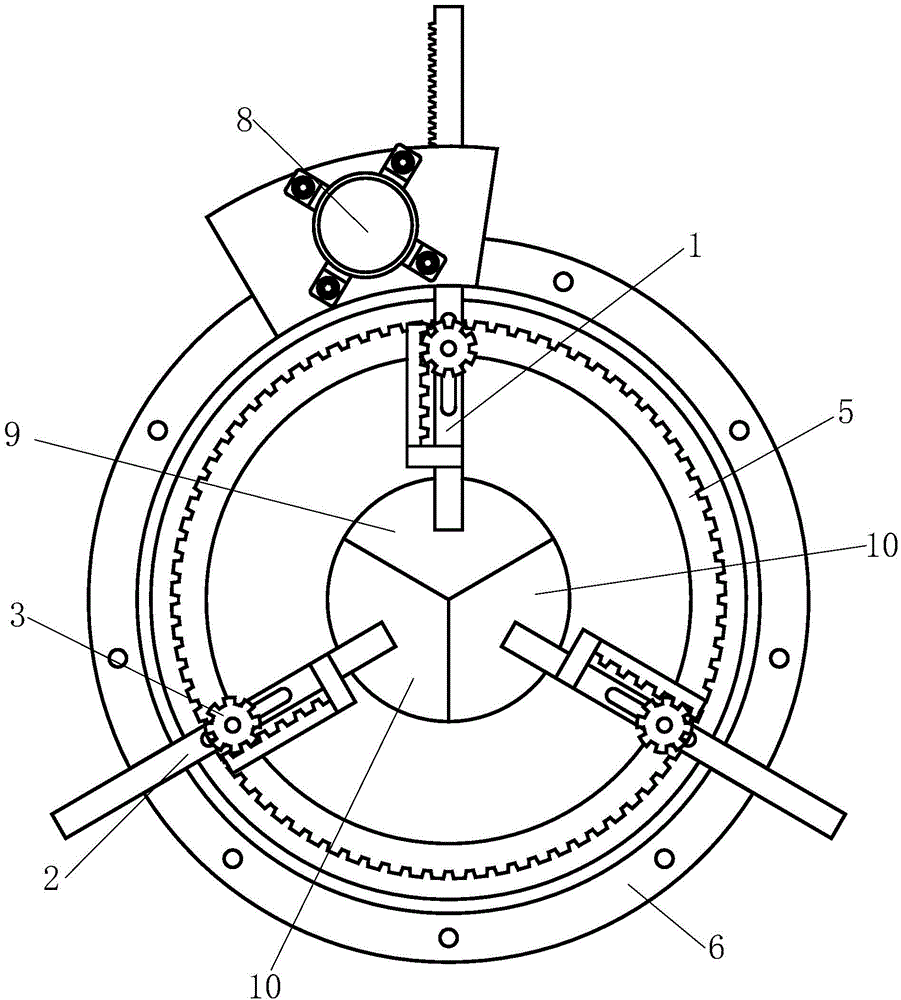 Furnace door opening-closing device for flat-opening type quenching furnace