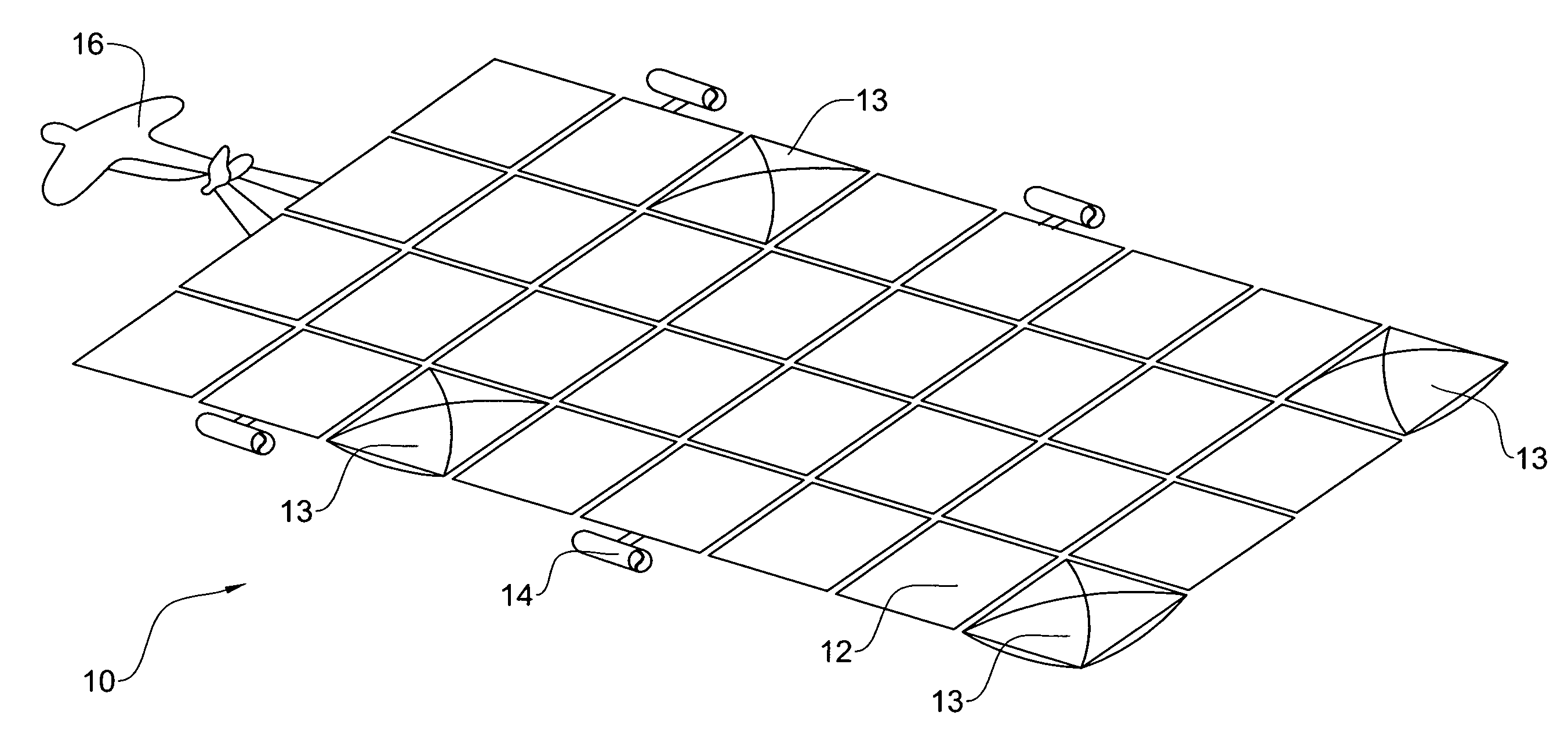 Device and method for affecting local climatic parameters