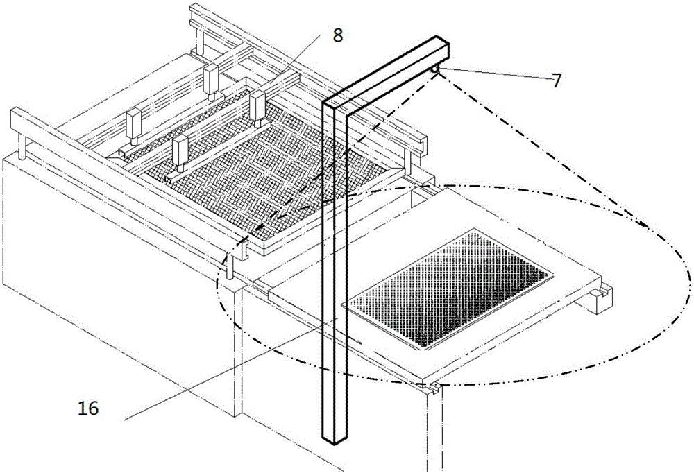 Light guide plate processing device with guide device