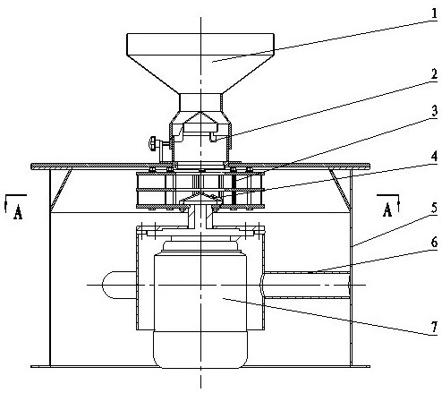 Double-impeller wind-feeling-free sunflower seed huller