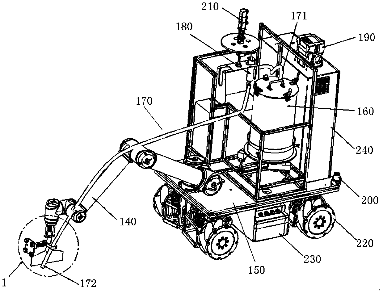 Scraper blade assembly and coating device with same