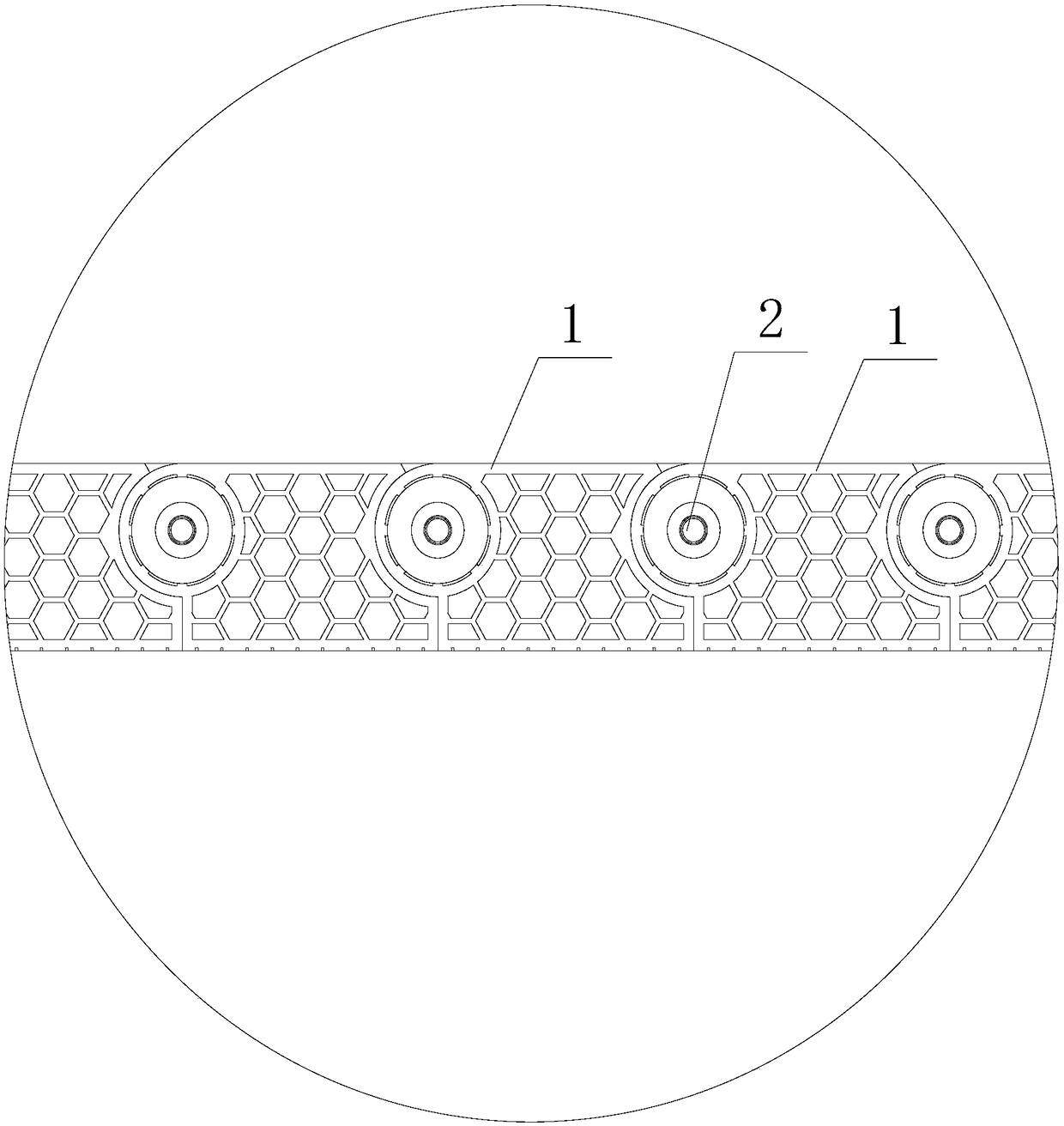 Filter press track for belt sludge dewatering equipment