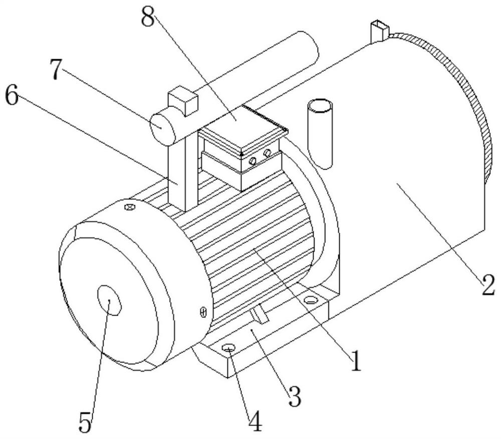 Vacuum pump device and dust remover thereof