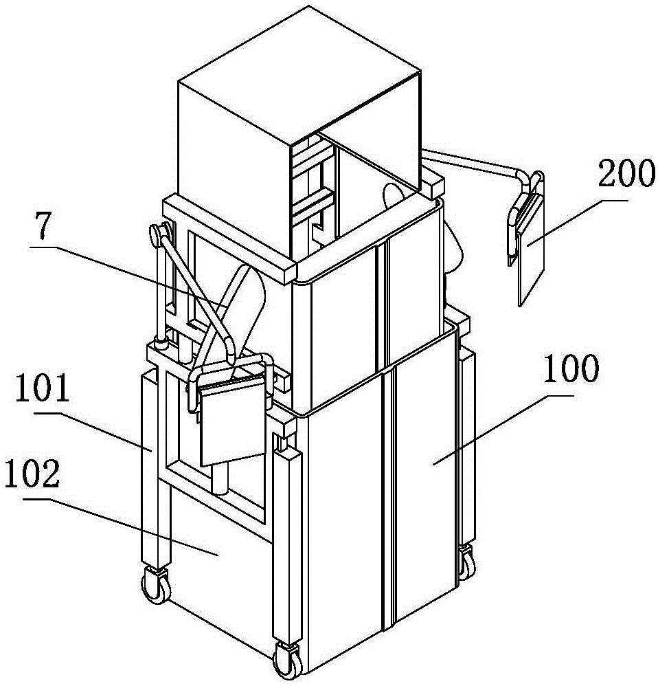 Non-weight-bearing ray protective device