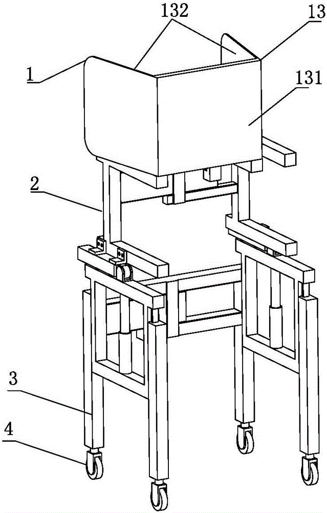 Non-weight-bearing ray protective device