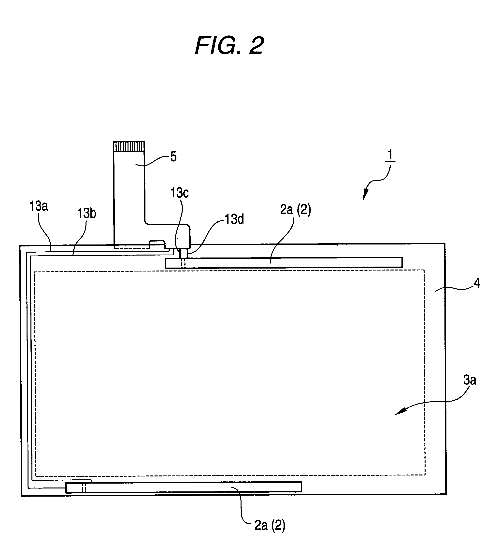 Touch panel input device