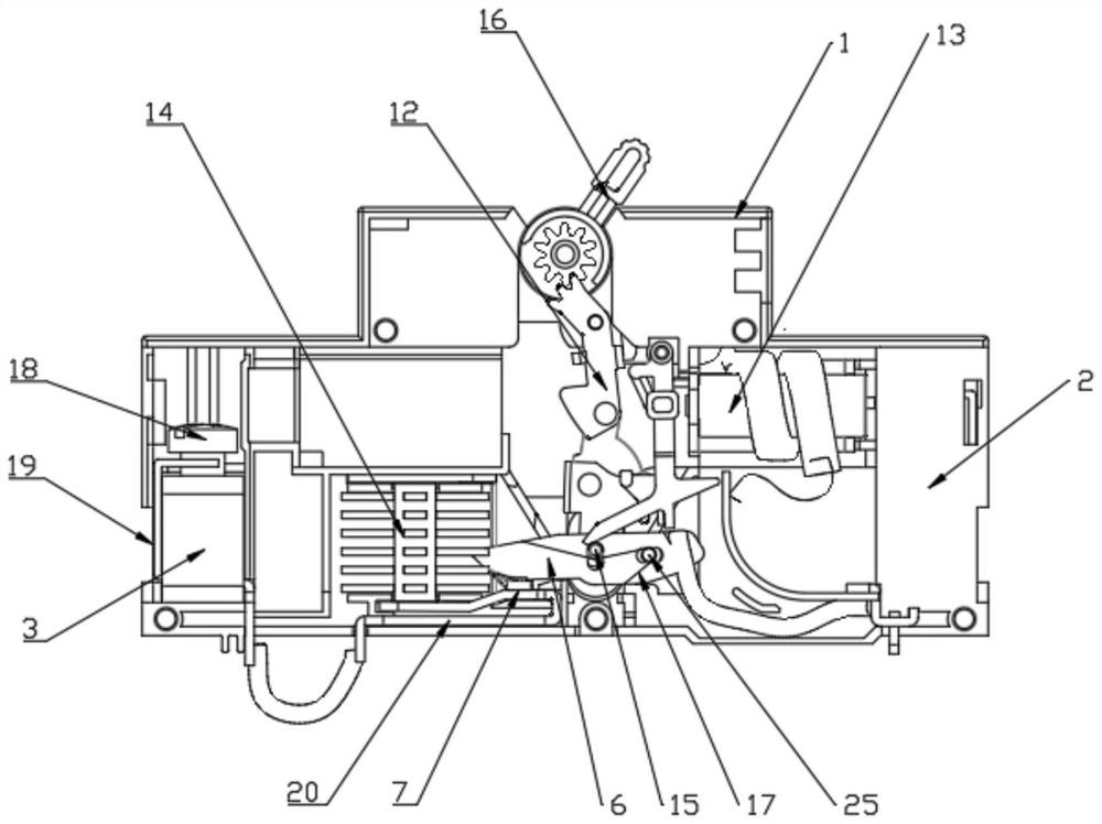 Isolation type single-pole double-breakpoint circuit breaker