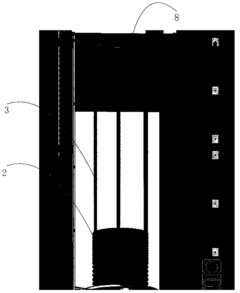 Method and device for image detection of silicon wafer distribution state in semiconductor equipment carrying area