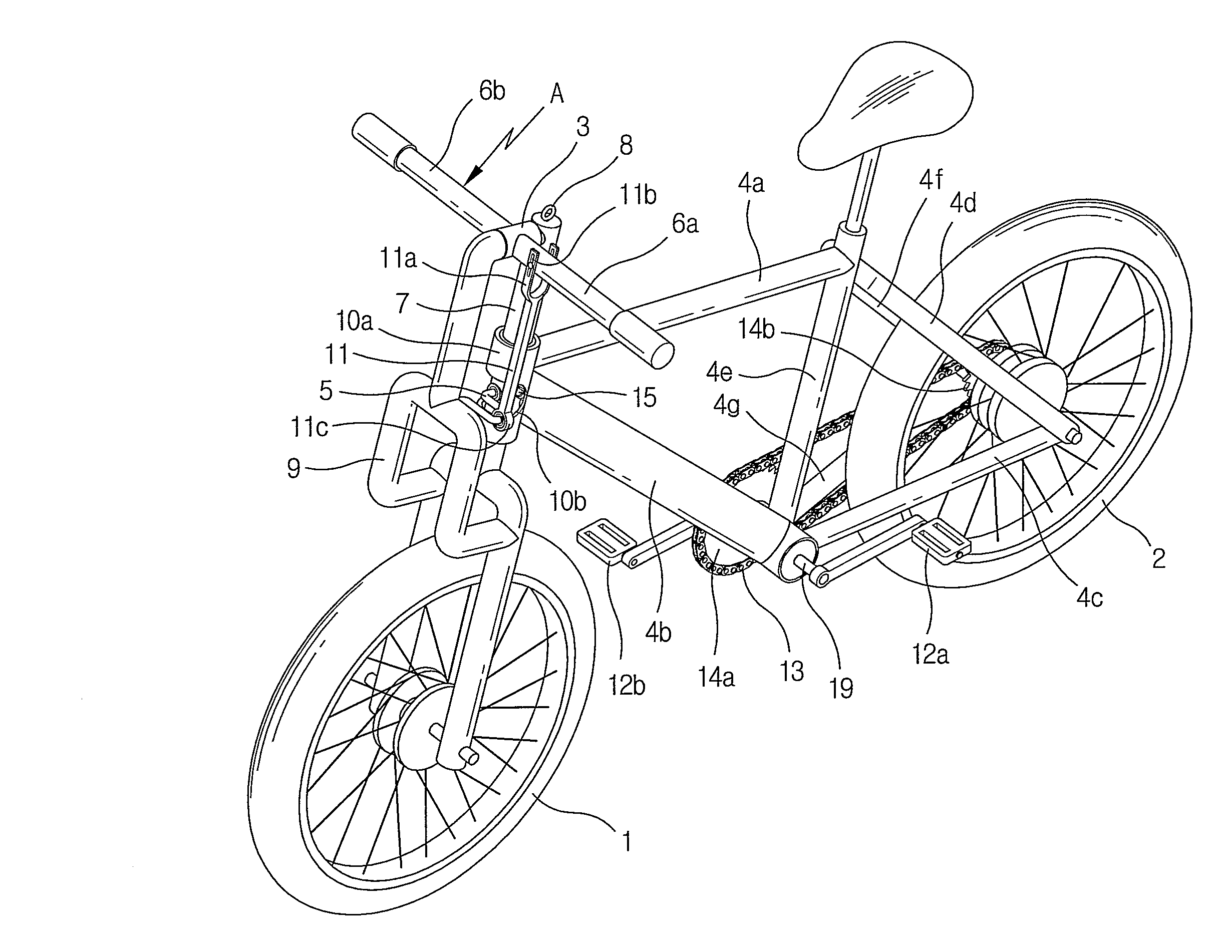 Arm and leg powered bicycle