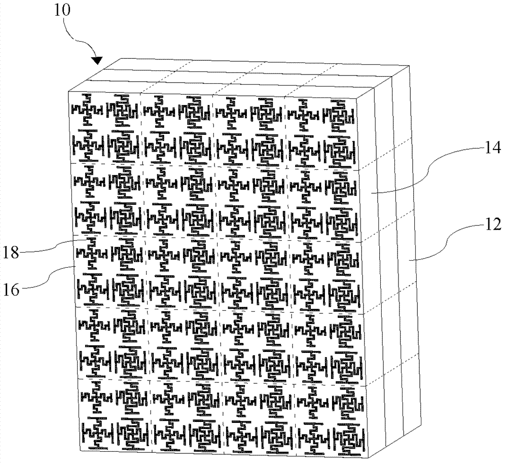 Wave-absorbing metamaterial