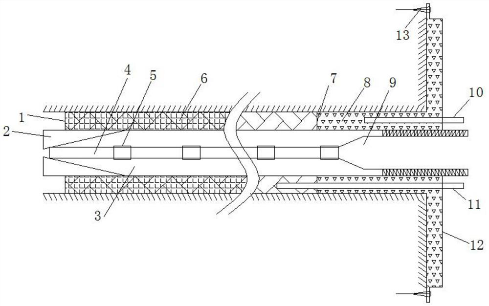 A sealing method suitable for high-temperature nitrogen injection into coal seam drilling