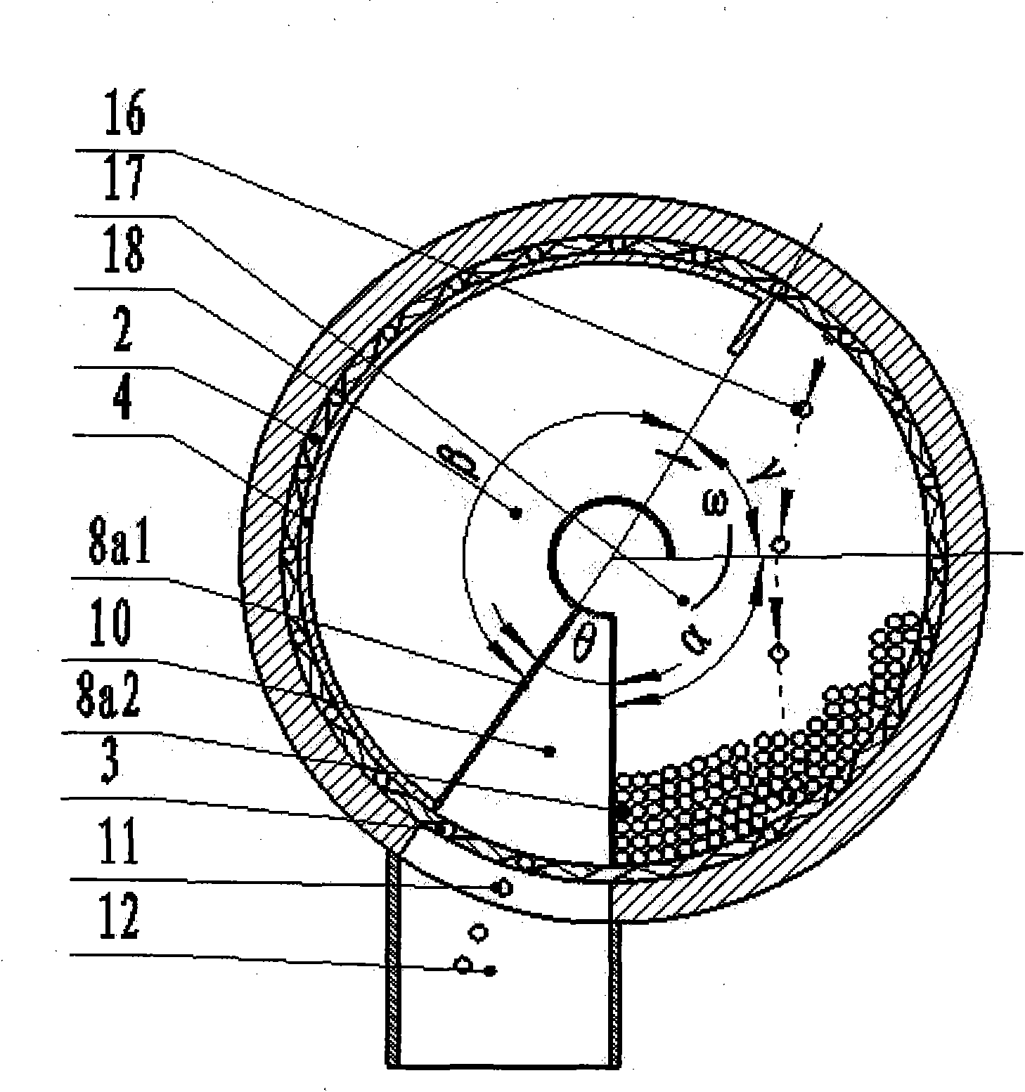 Internal inflation blow type compatible precision seed sowing device for rape and wheat