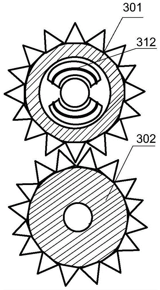 A generator set suitable for both low-speed and high-speed wind