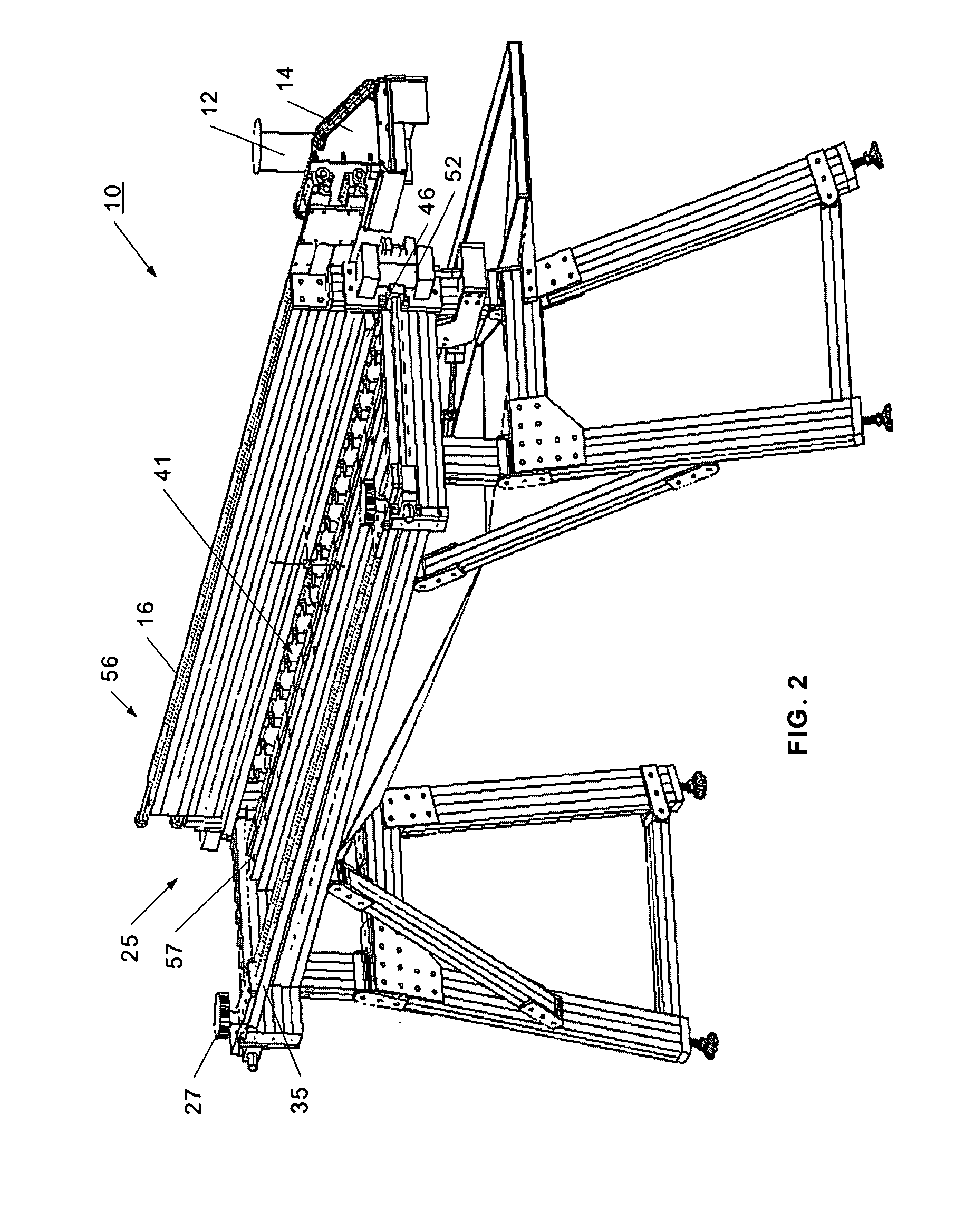 Apparatus and method for edging stone or stone tiles