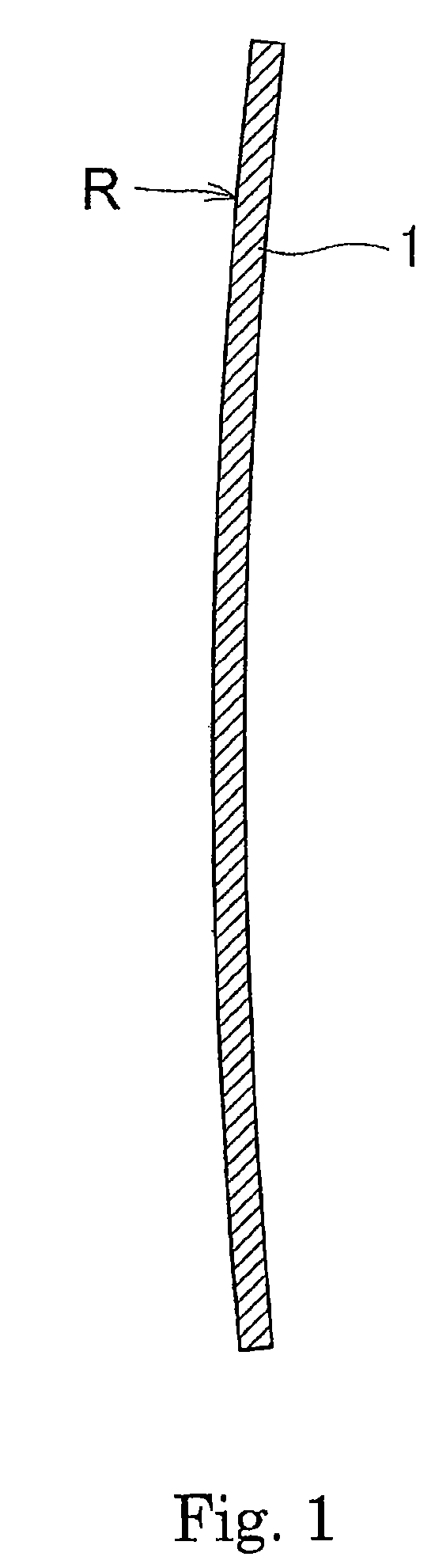 Synthetic resin lens and eye lens article thereof