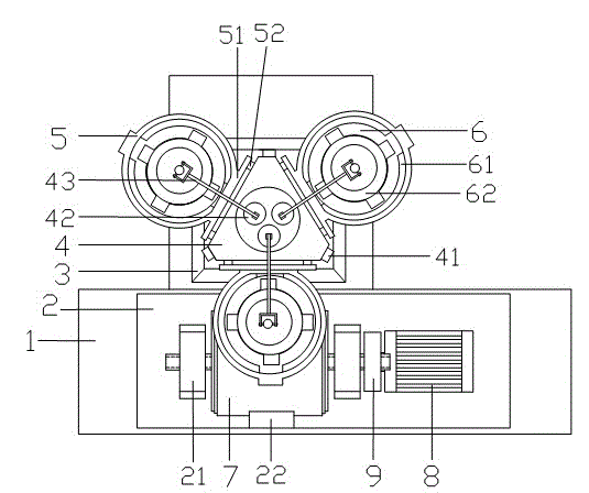 Automatic multi-crucible combined amorphous ribbon making machine