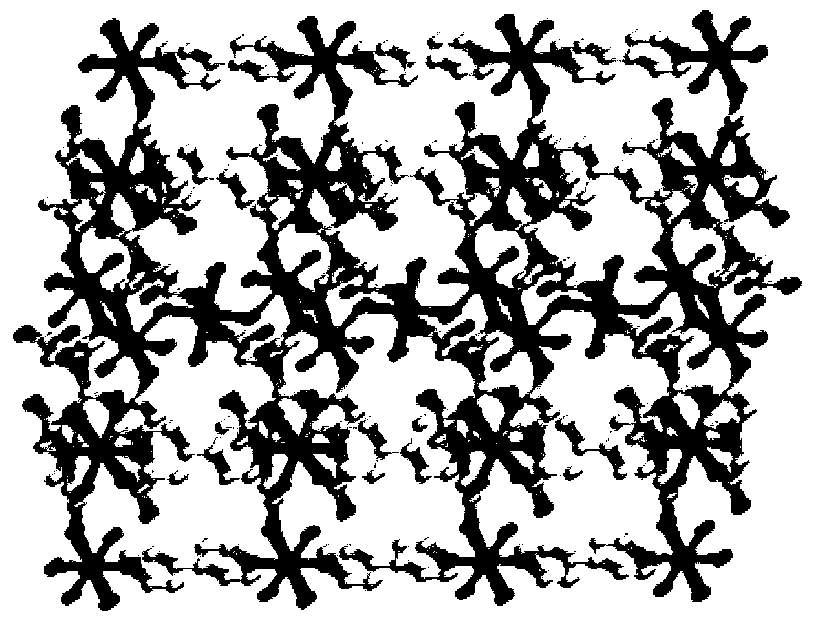 A kind of anti-ferromagnetic manganese complex and its preparation method and application