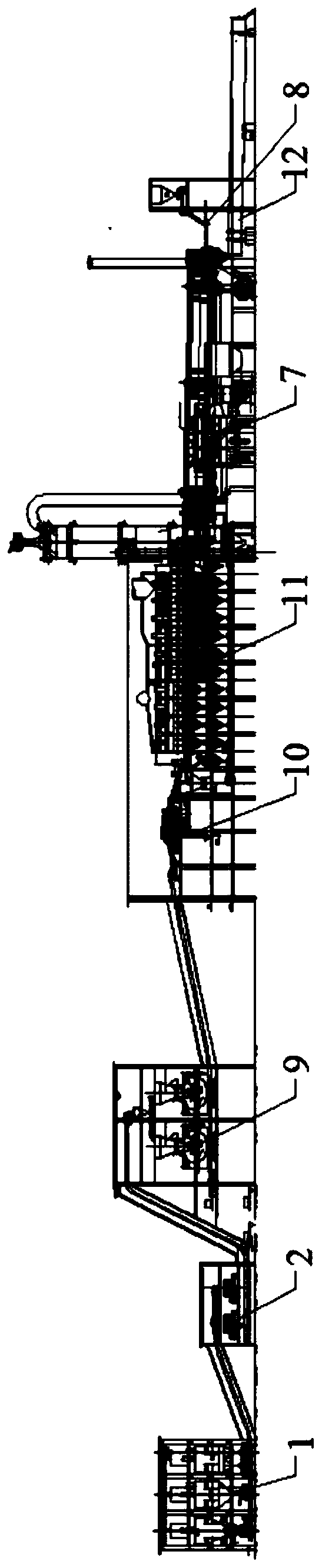 Device and method of iron powder cold-pressing reduction