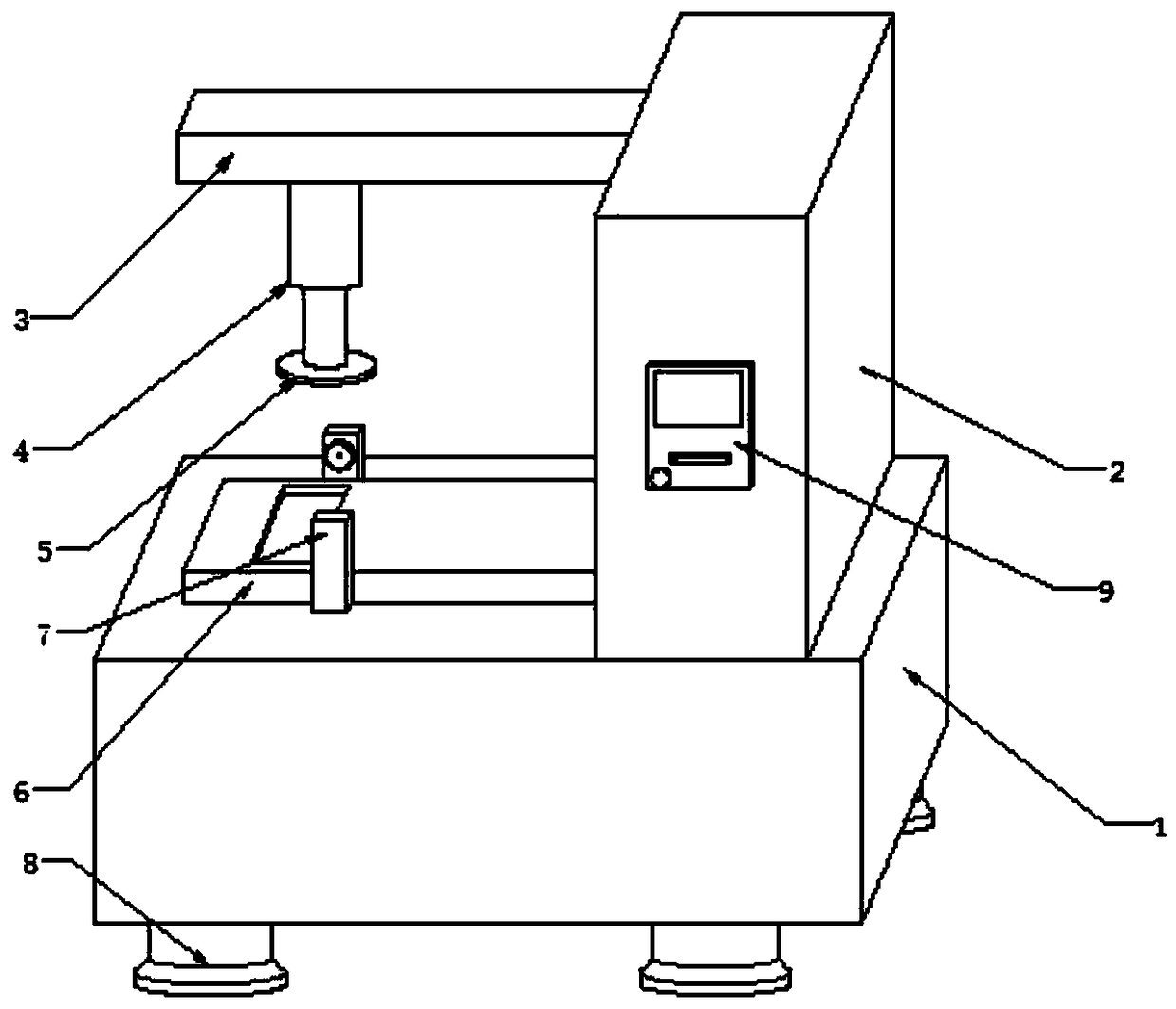 Detection device for magnetic ring production processing