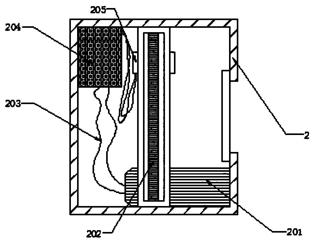 Detection device for magnetic ring production processing