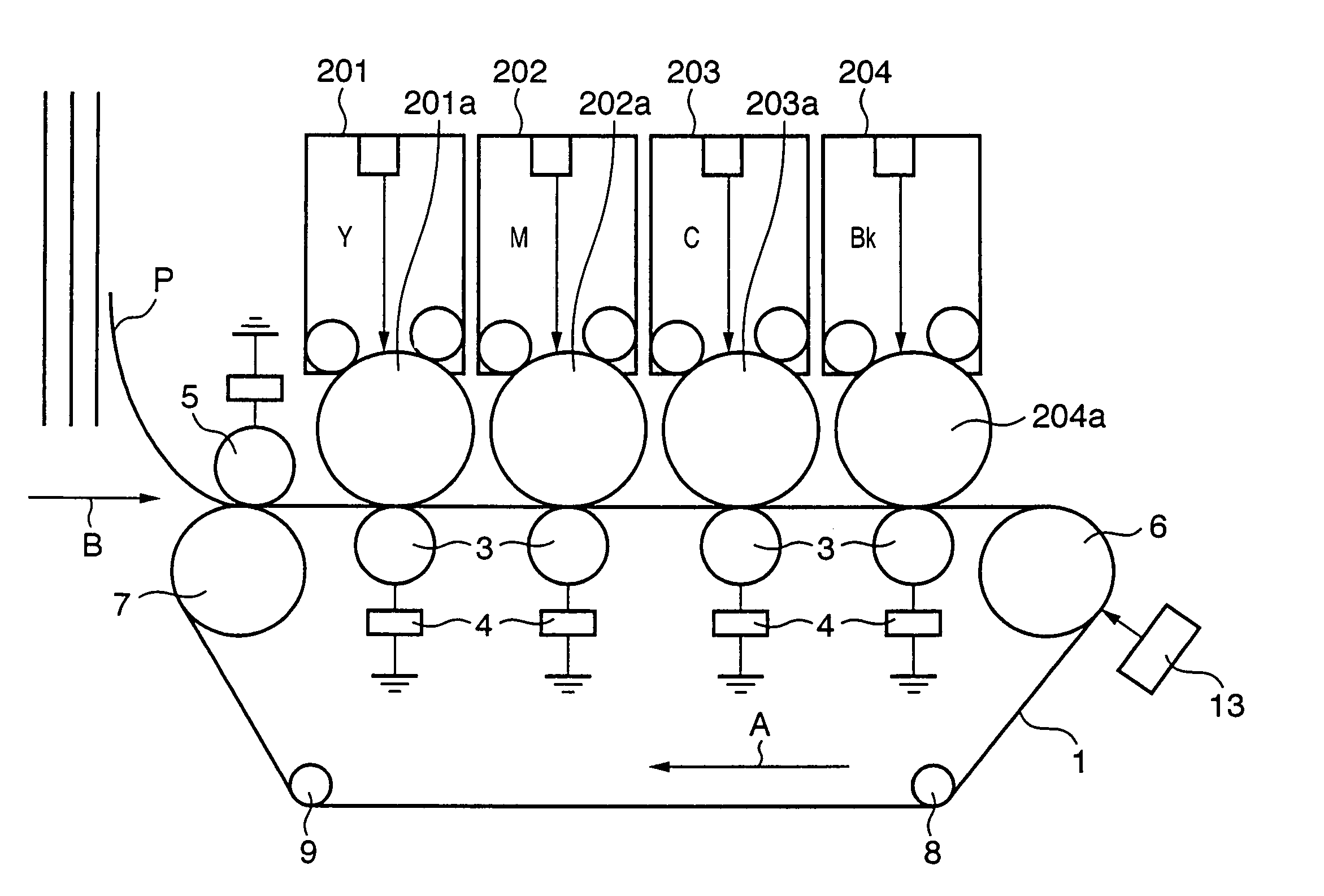 Image forming apparatus and density detection pattern forming method therein