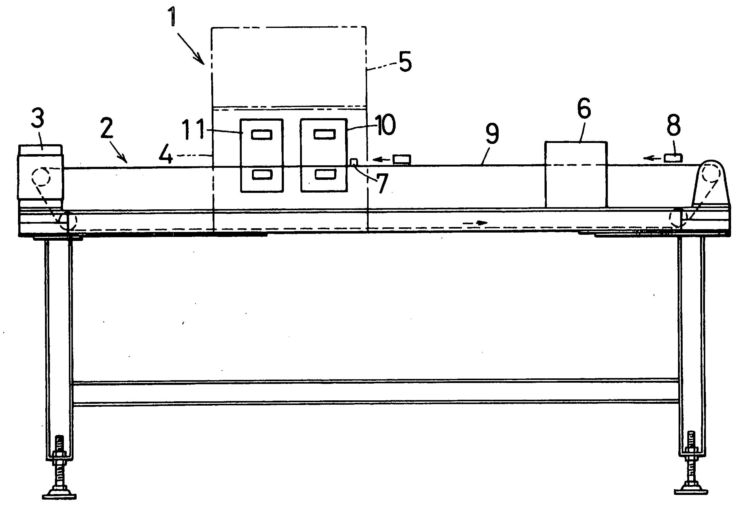 Metallic contaminant detecting method and apparatus therefor