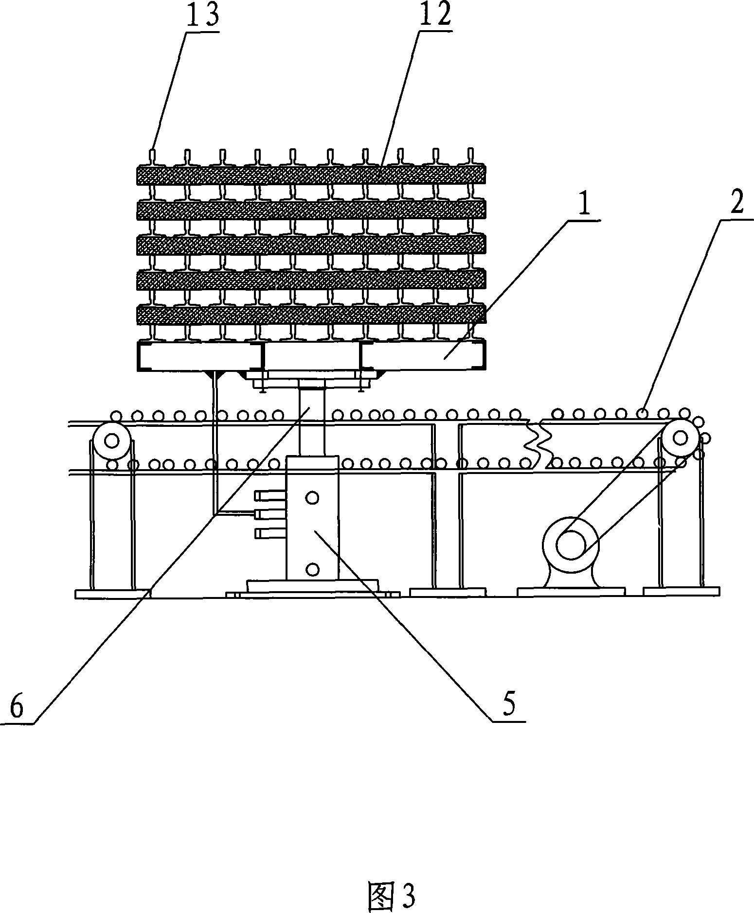 Automatic feeding device for elevator guide rail