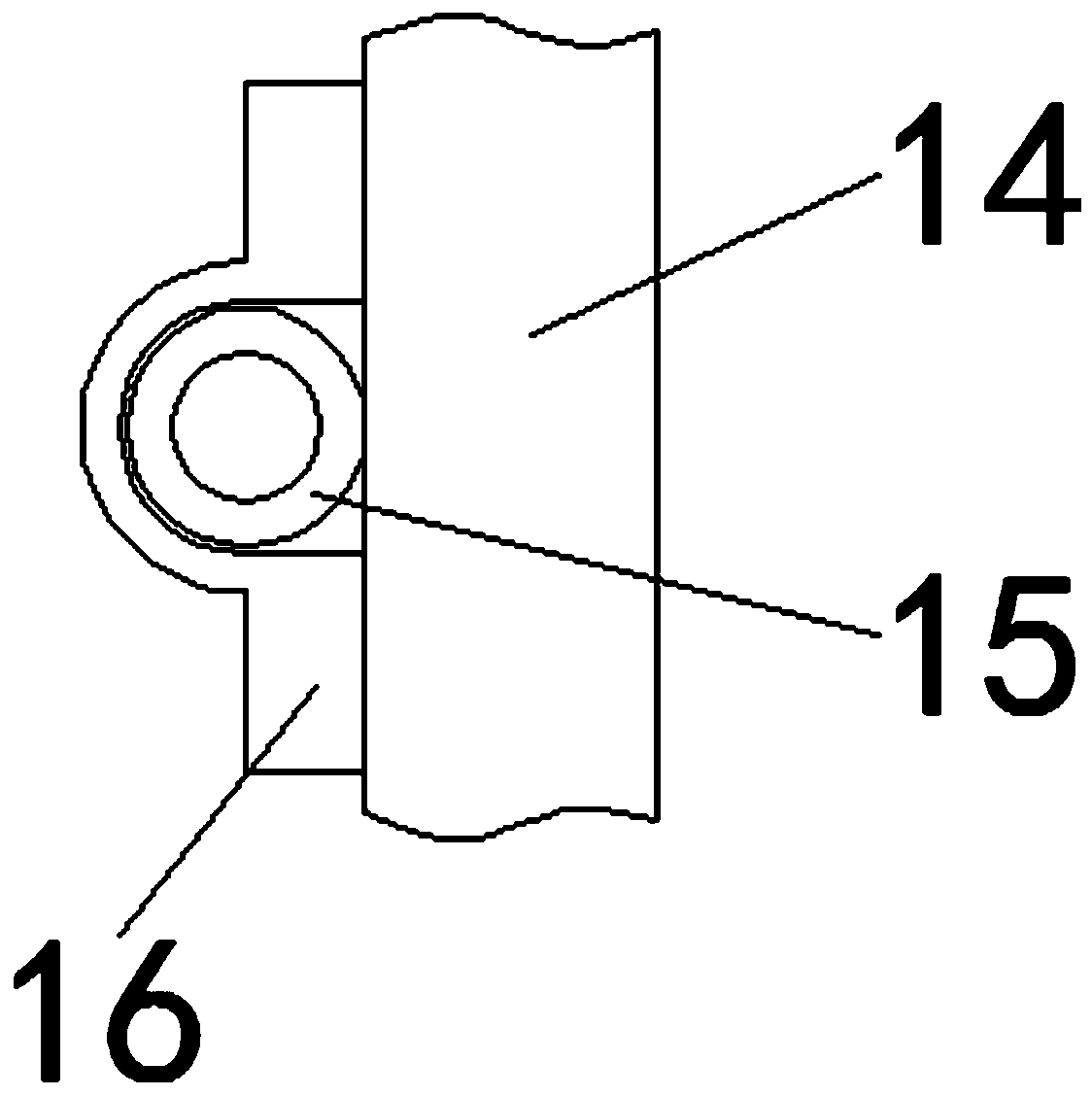 Ventilation and cooling device for cattle farm