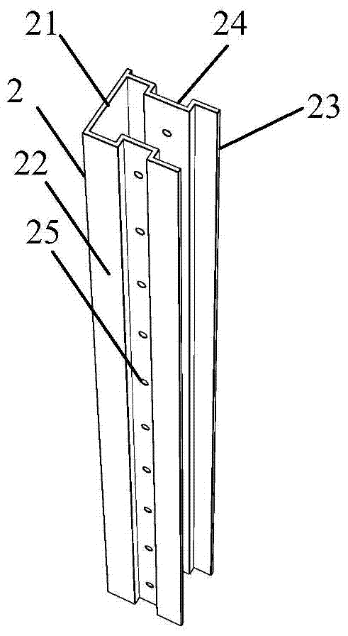 A prefabricated assembly shear wall vertical joint connection structure and its construction method