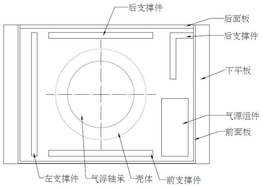 High-precision counter torque testing device for gyro motor