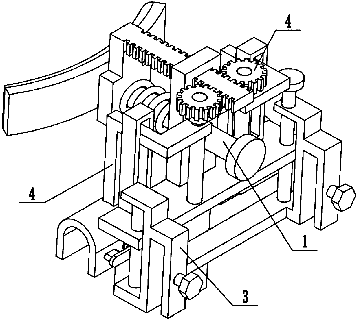 Cervical vertebra massaging device